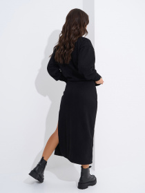 Повседневный костюм ISSA Plus модель 14953_черный Фото