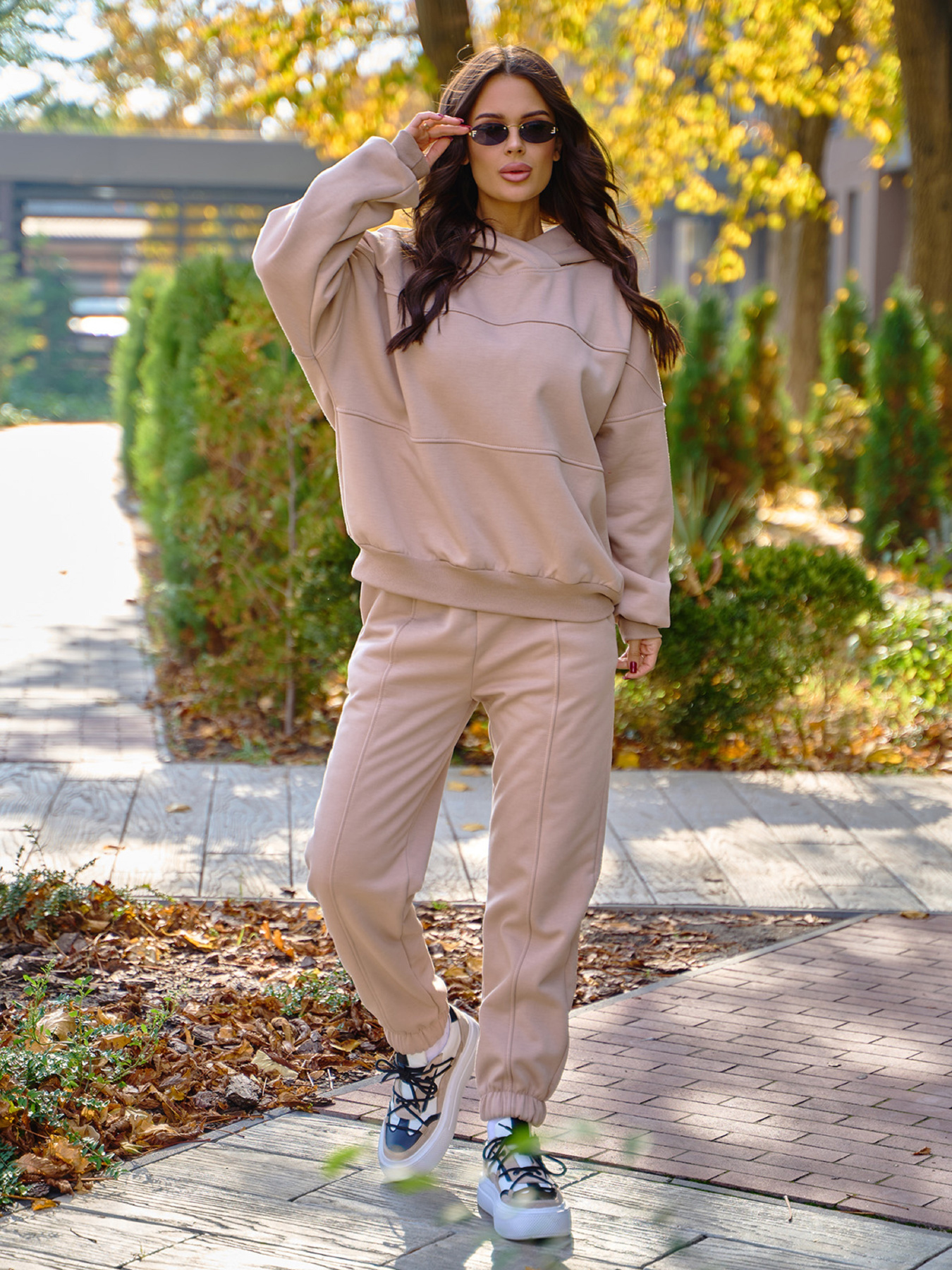 Костюм ISSA Plus модель 14950_светло_бежевый Фото