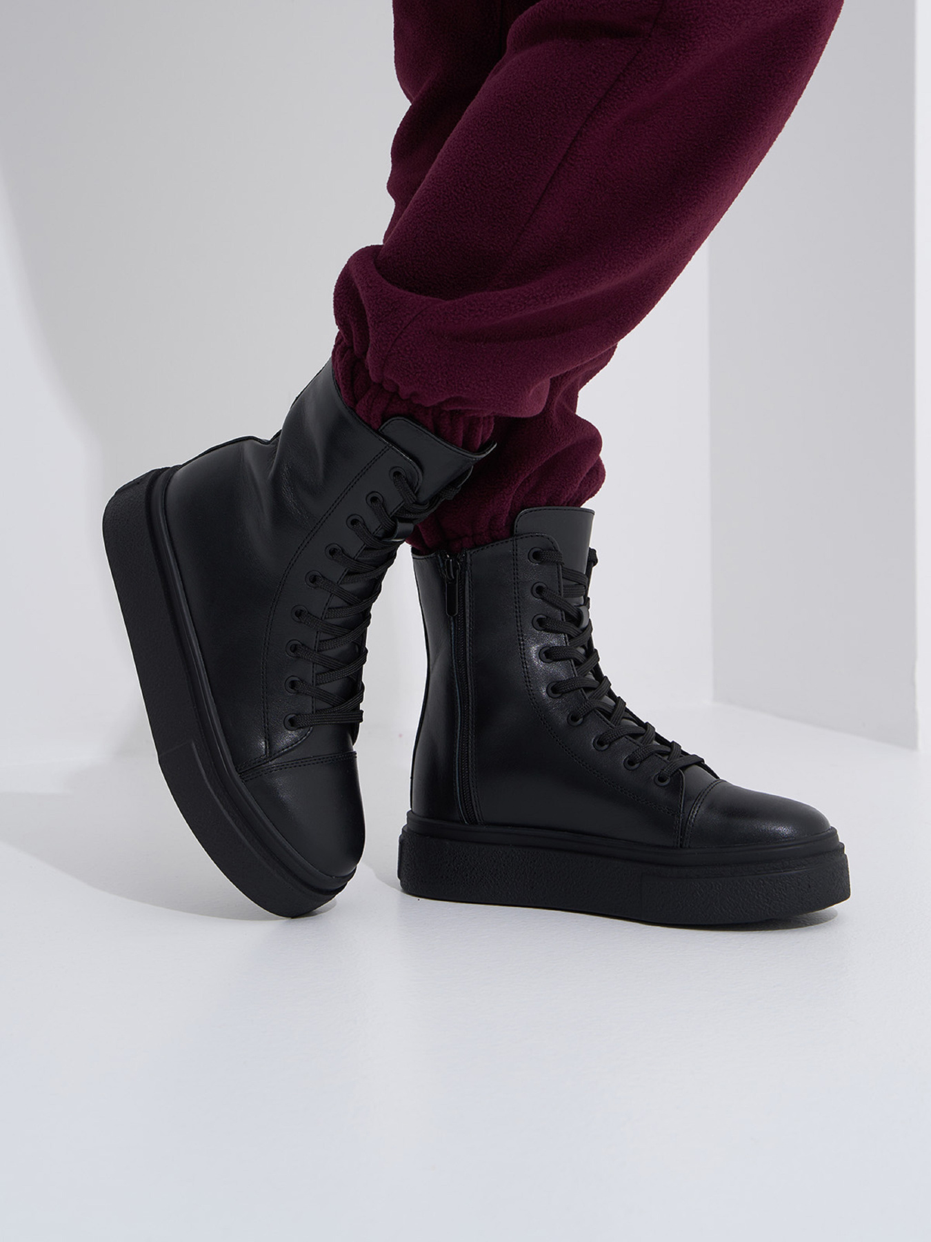 Ботинки ISSA Plus модель OB2-601_черный Фото