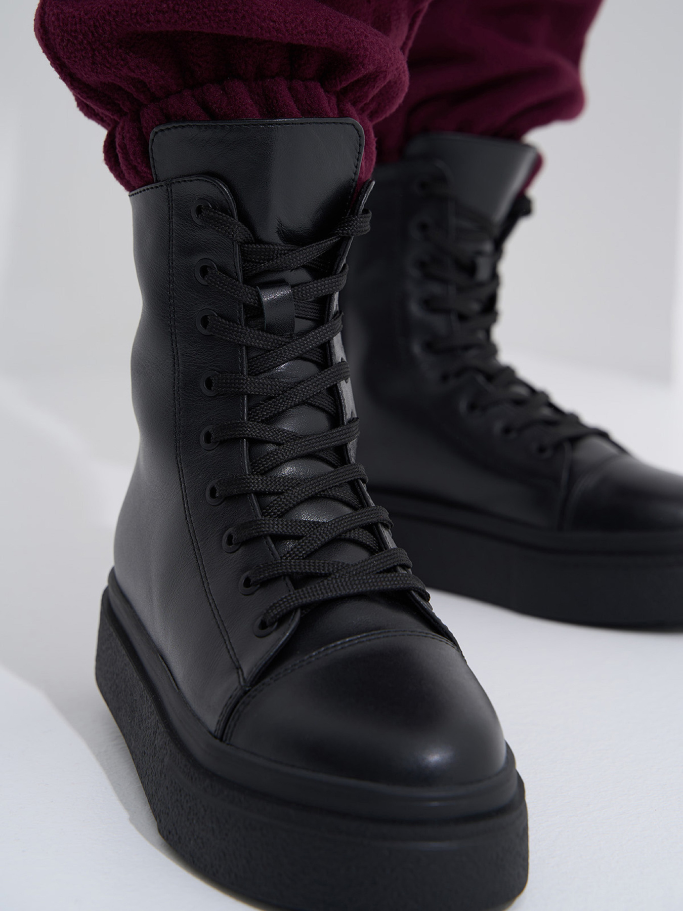 Ботинки ISSA Plus модель OB2-601_черный Фото