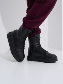 Ботинки ISSA Plus модель OB2-601_черный Фото