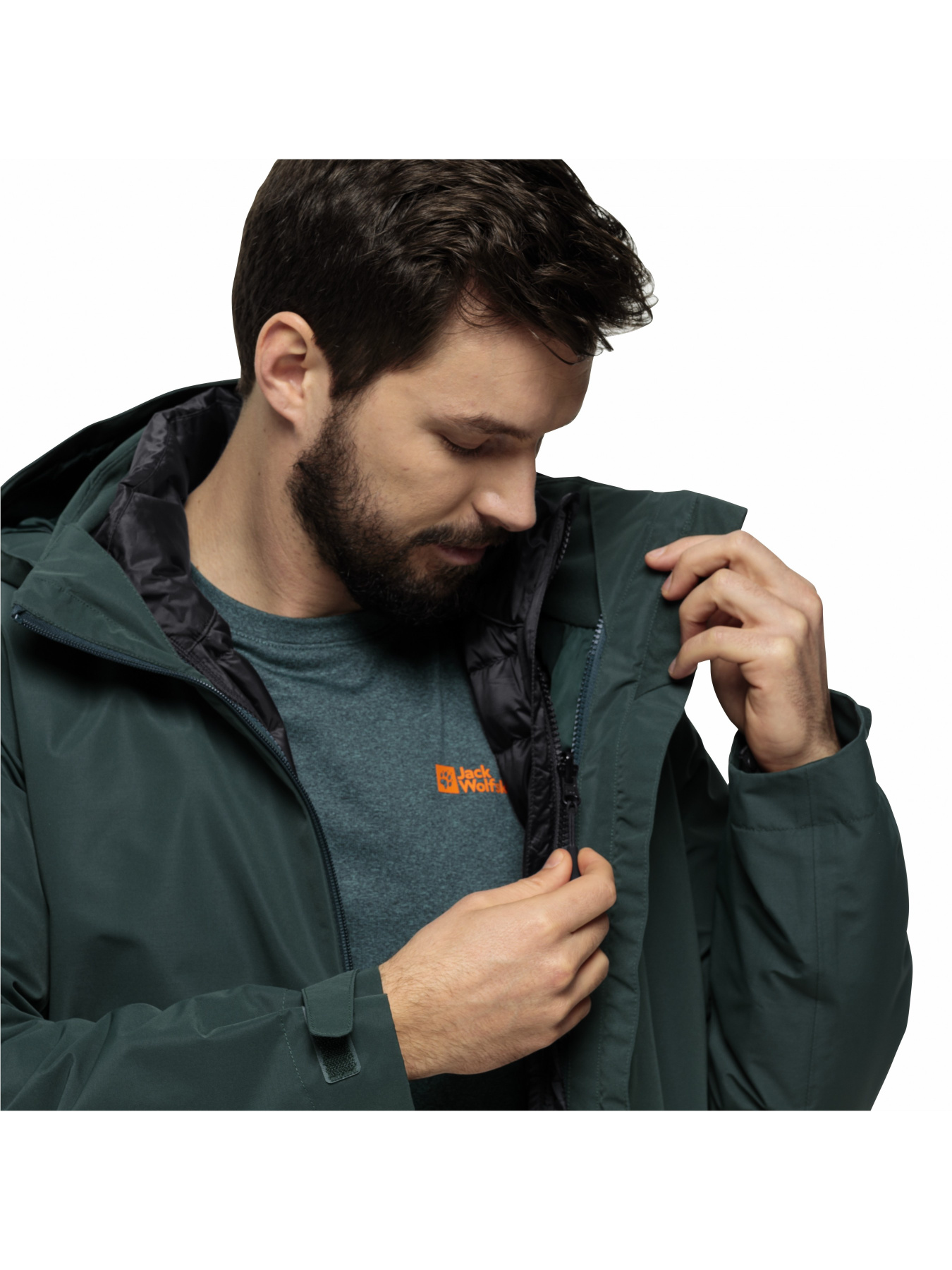 Пуховик Jack Wolfskin Pilvi down jkt m rds модель 1207701_6000 Фото