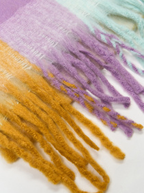 Шарф ISSA Plus Модель SH-61_сиреневый_голубой Фото