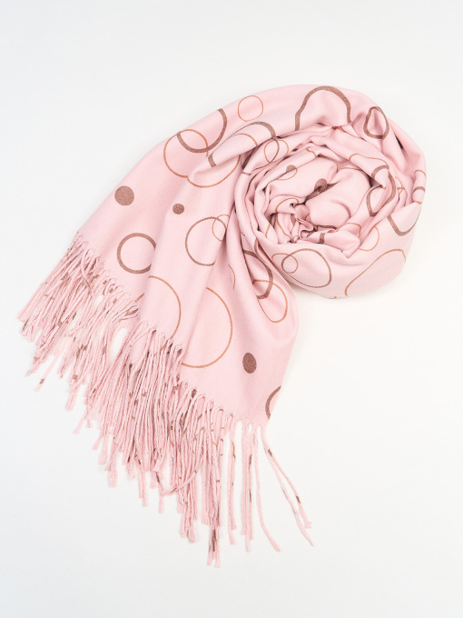 Шарф ISSA Plus Модель SH-62_розовый Фото