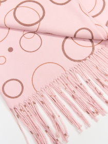 Шарф ISSA Plus модель SH-62_розовый Шарф ISSA Plus модель SH-62_розовый Фото