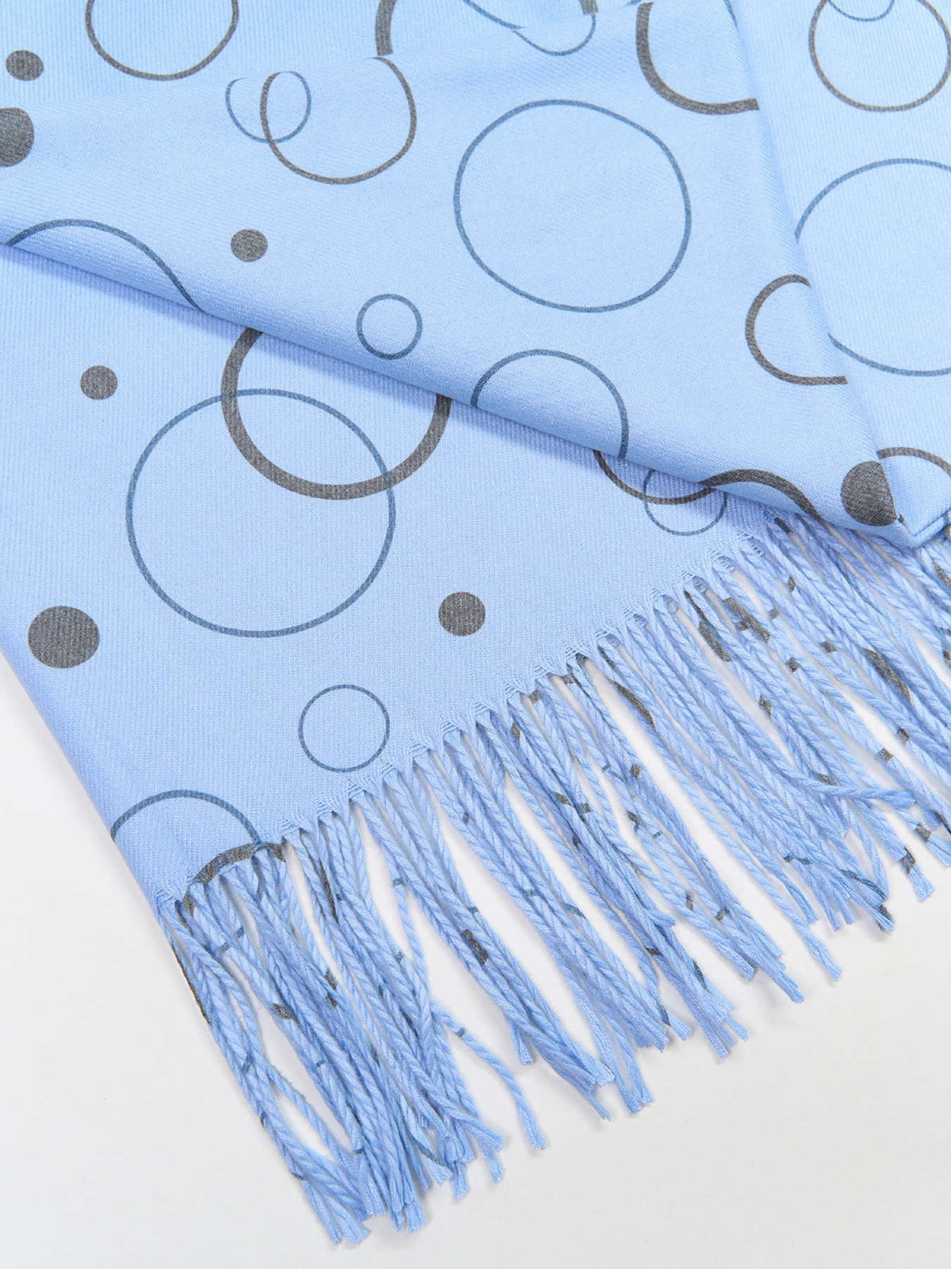 Шарф ISSA Plus модель SH-62_голубой Фото