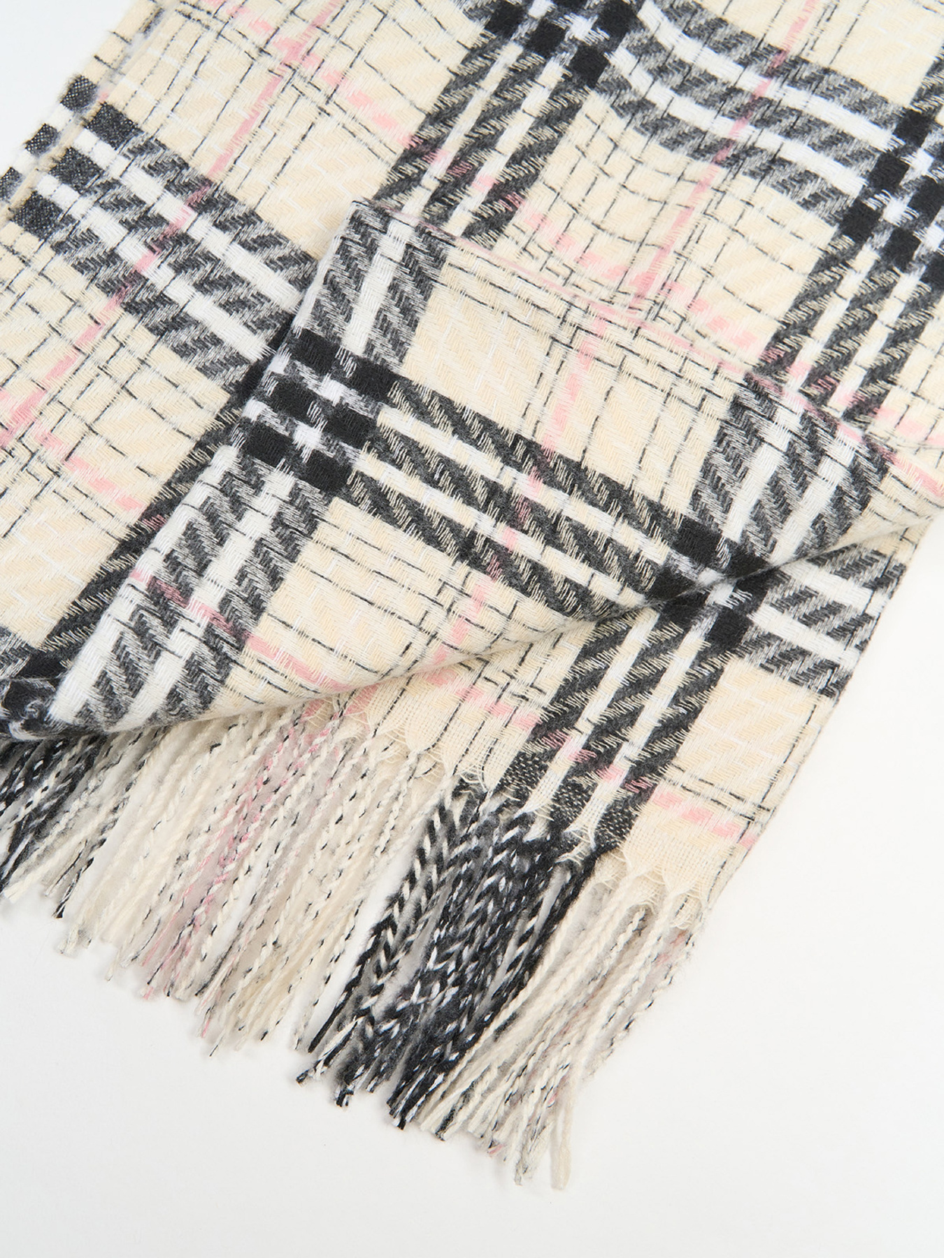 Шарф ISSA Plus модель SH-63_молочный Фото