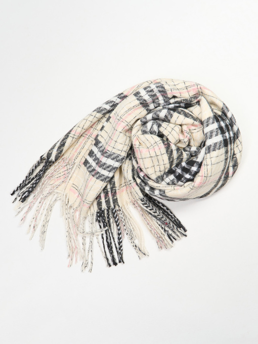 Шарф ISSA Plus Модель SH-63_молочный Фото