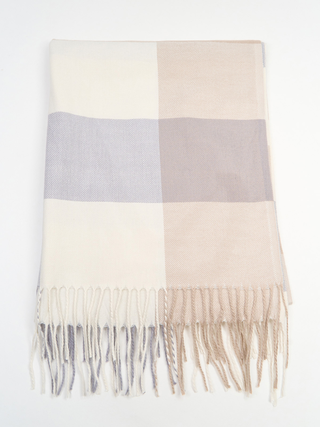 Шарф ISSA Plus Модель SH-64_молочный_бежевый Фото