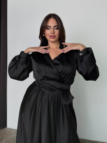 Платье макси Jadone Fashion модель Platie_Shiko_Black Фото