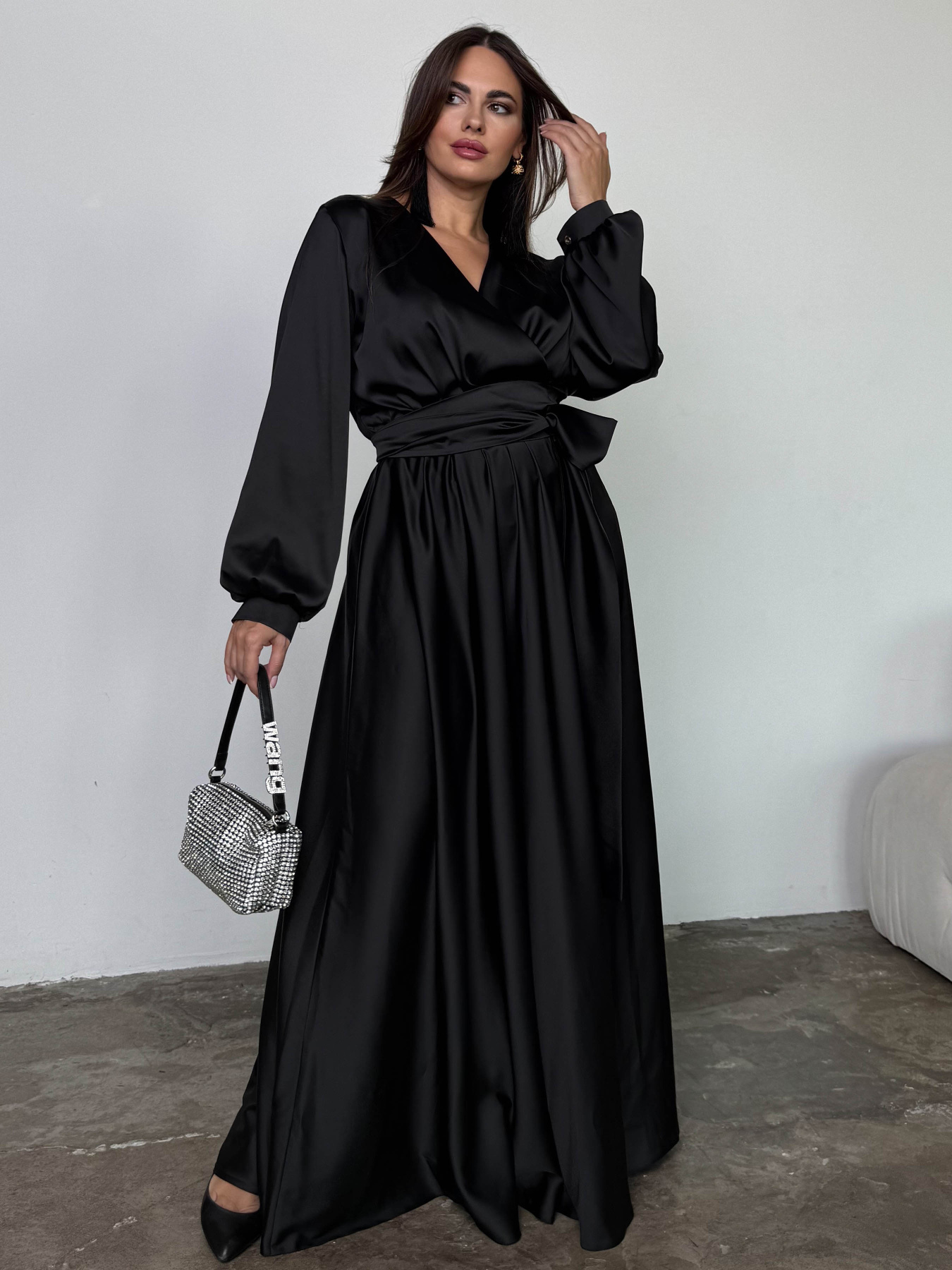 Платье макси Jadone Fashion модель Platie_Shiko_Black Фото