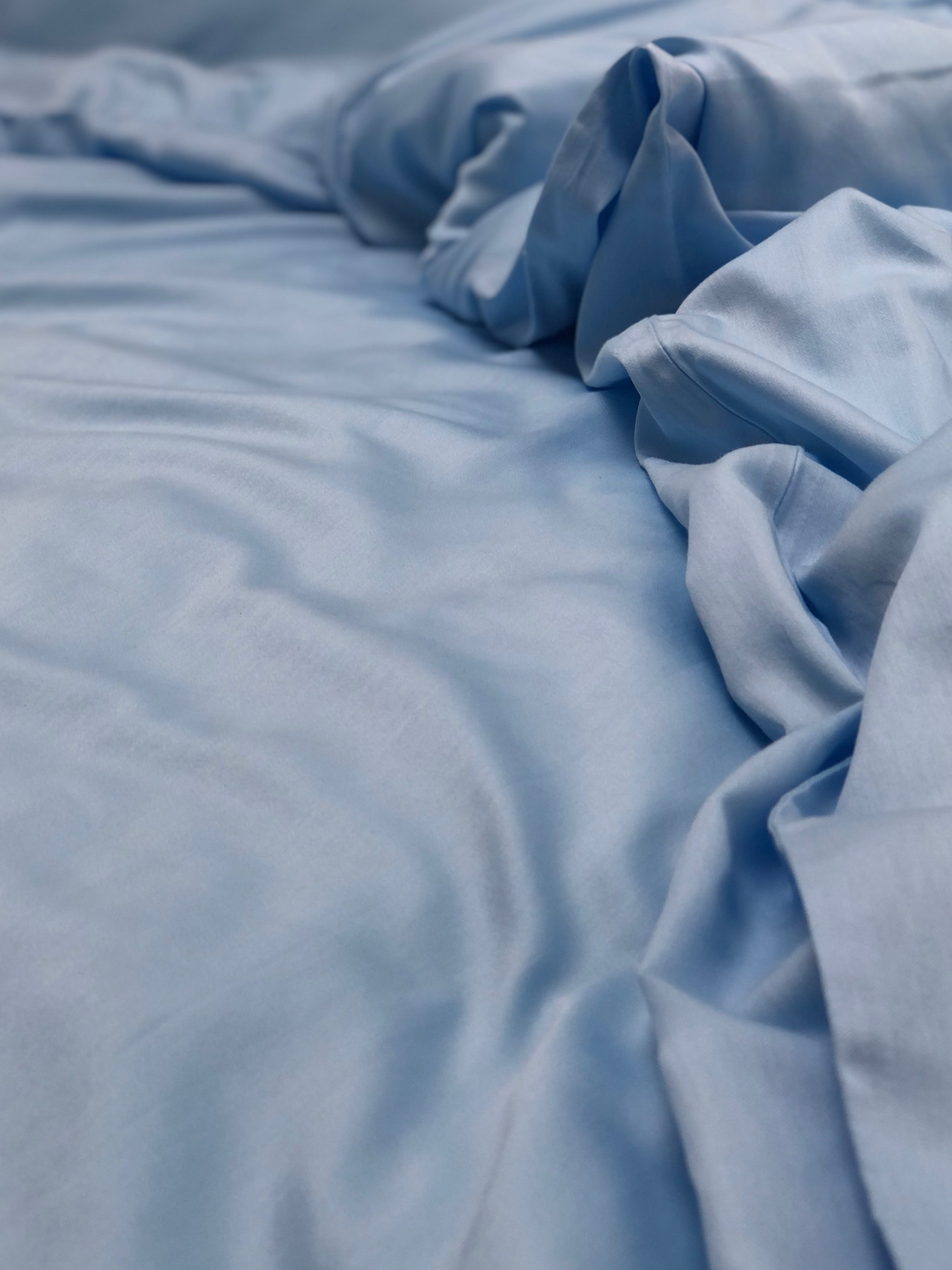 Простирадло без резинки небесно-блакитне Cozy модель 8008953 Простирадло без резинки небесно-блакитне Cozy модель 8008953 Фото