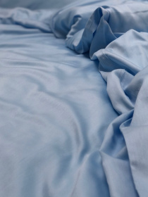 Простирадло без резинки небесно-блакитне Cozy модель 8008953 Простирадло без резинки небесно-блакитне Cozy модель 8008953 Фото