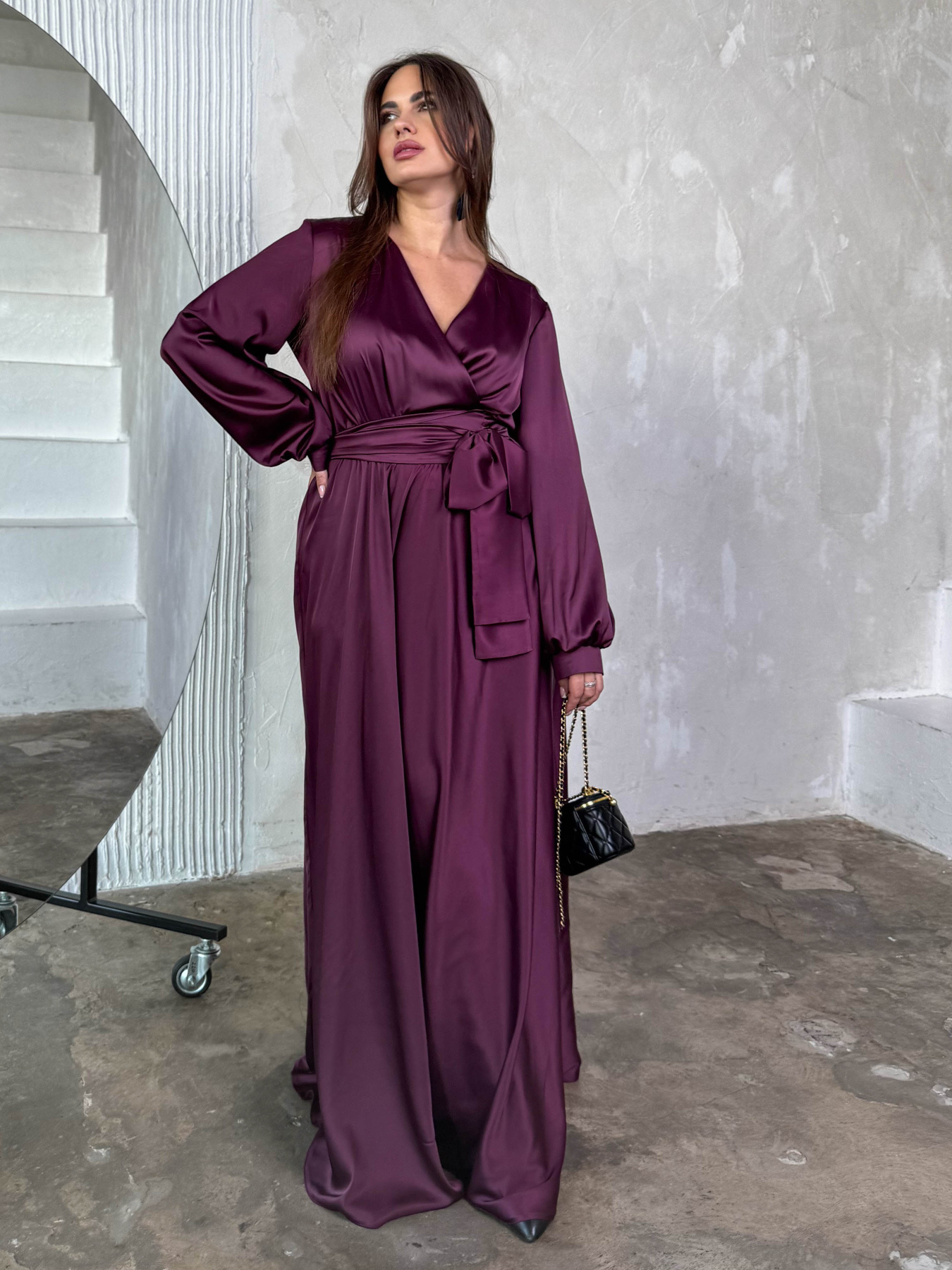 Платье макси Jadone Fashion модель Platie_Shiko_Marsala Фото