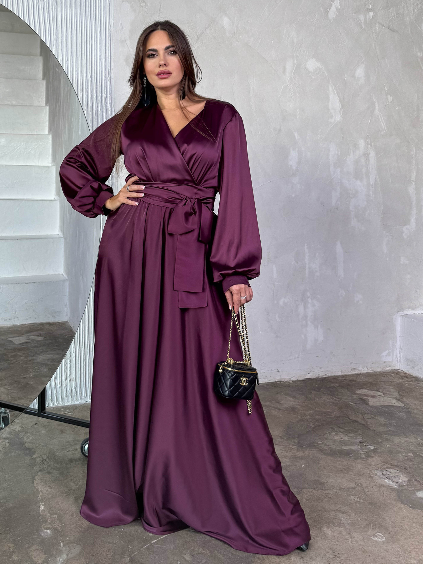 Платье макси Jadone Fashion модель Platie_Shiko_Marsala Фото