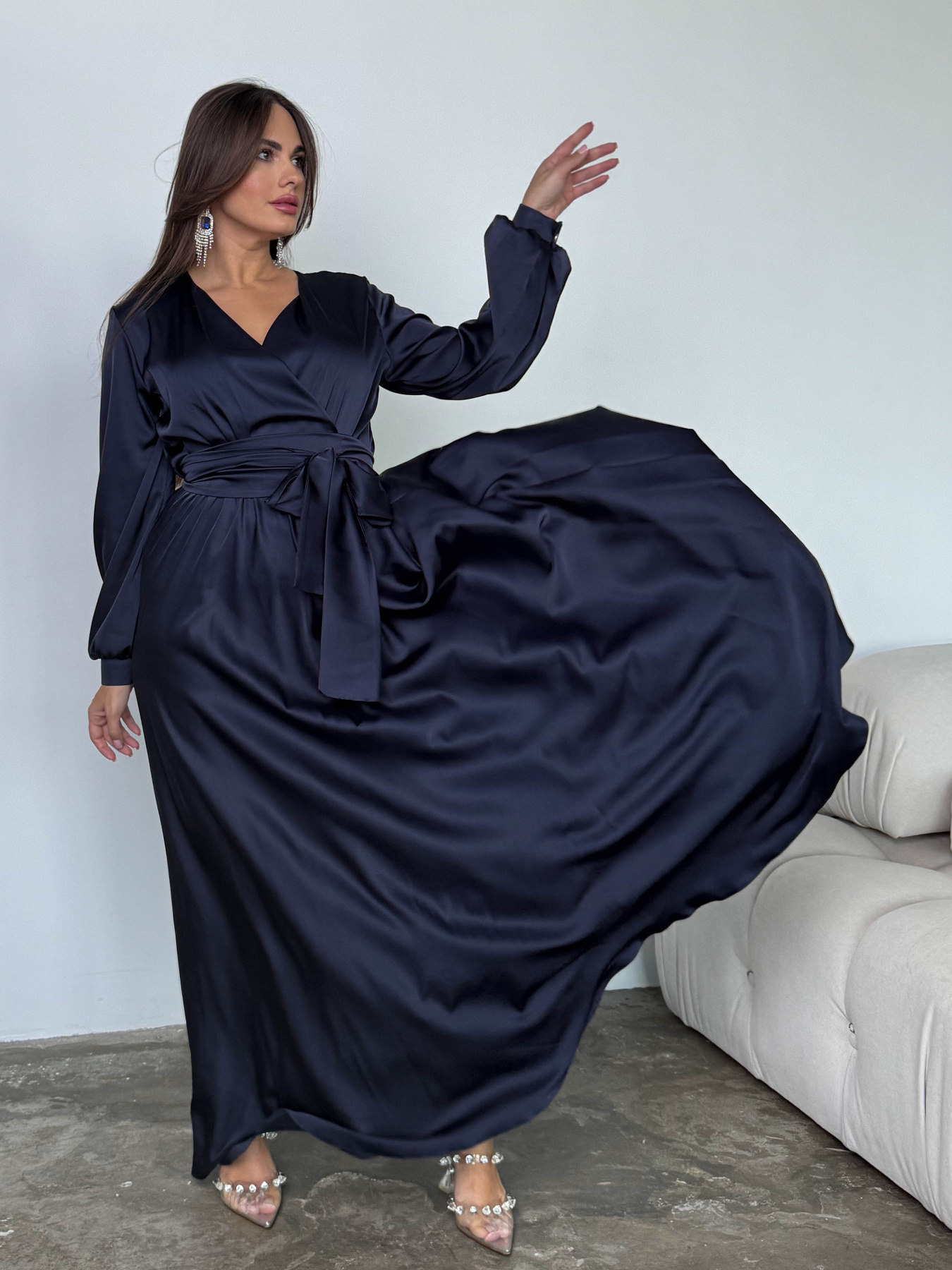 Платье макси Jadone Fashion модель Platie_Shiko_blue Фото