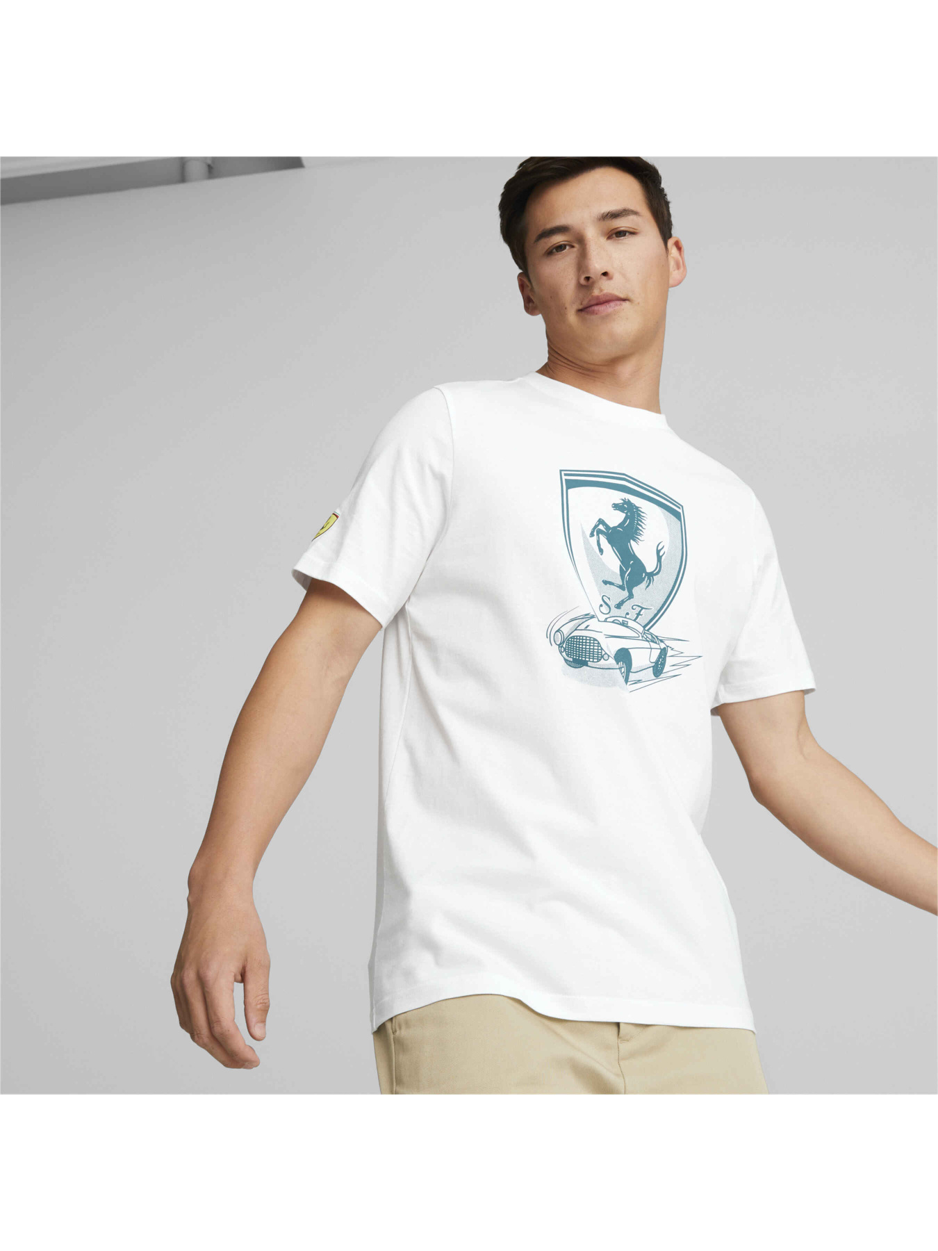 Футболка PUMA Ferrari Race Big S Tee Tonal модель 538184 Фото