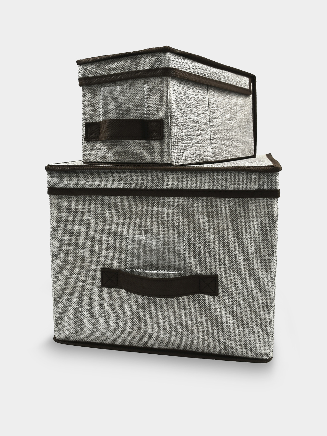 Короб для хранения складной с крышкой "Лён" Handy Home модель ESH05 Фото