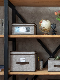 Короб для хранения складной с крышкой "Лён" Handy Home модель ESH05 Фото