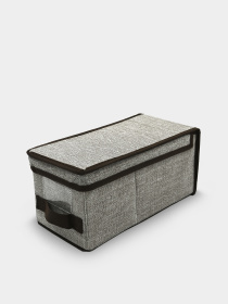 Короб для зберігання складаний з кришкою "Льон" Handy Home модель ESH05 Фото