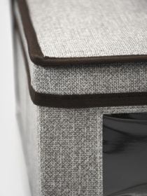 Короб для хранения складной с крышкой "Лён" Handy Home модель ESH07 Короб для хранения складной с крышкой "Лён" Handy Home модель ESH07 Фото