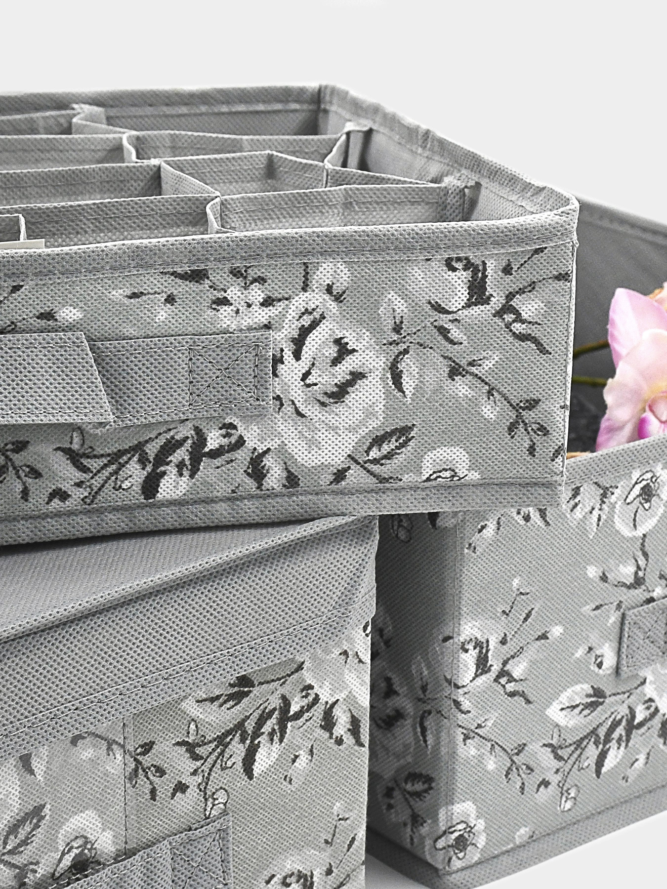 Короб-органайзер для хранения складной, 16 секций "Прованс" Handy Home модель ESH24 Фото