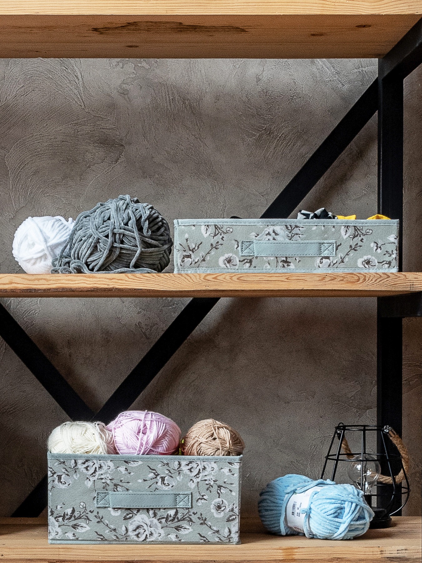 Короб-органайзер для хранения складной, 16 секций "Прованс" Handy Home модель ESH24 Короб-органайзер для хранения складной, 16 секций "Прованс" Handy Home модель ESH24 Фото