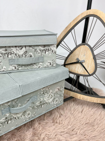 Короб для хранения складной с крышкой "Прованс" Handy Home модель ESH26 Короб для хранения складной с крышкой "Прованс" Handy Home модель ESH26 Фото