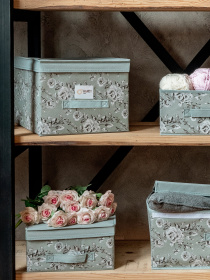 Короб для хранения складной с крышкой "Прованс" Handy Home модель ESH27 Фото