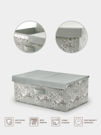 Короб для хранения складной с крышкой "Прованс" Handy Home модель ESH28 Фото