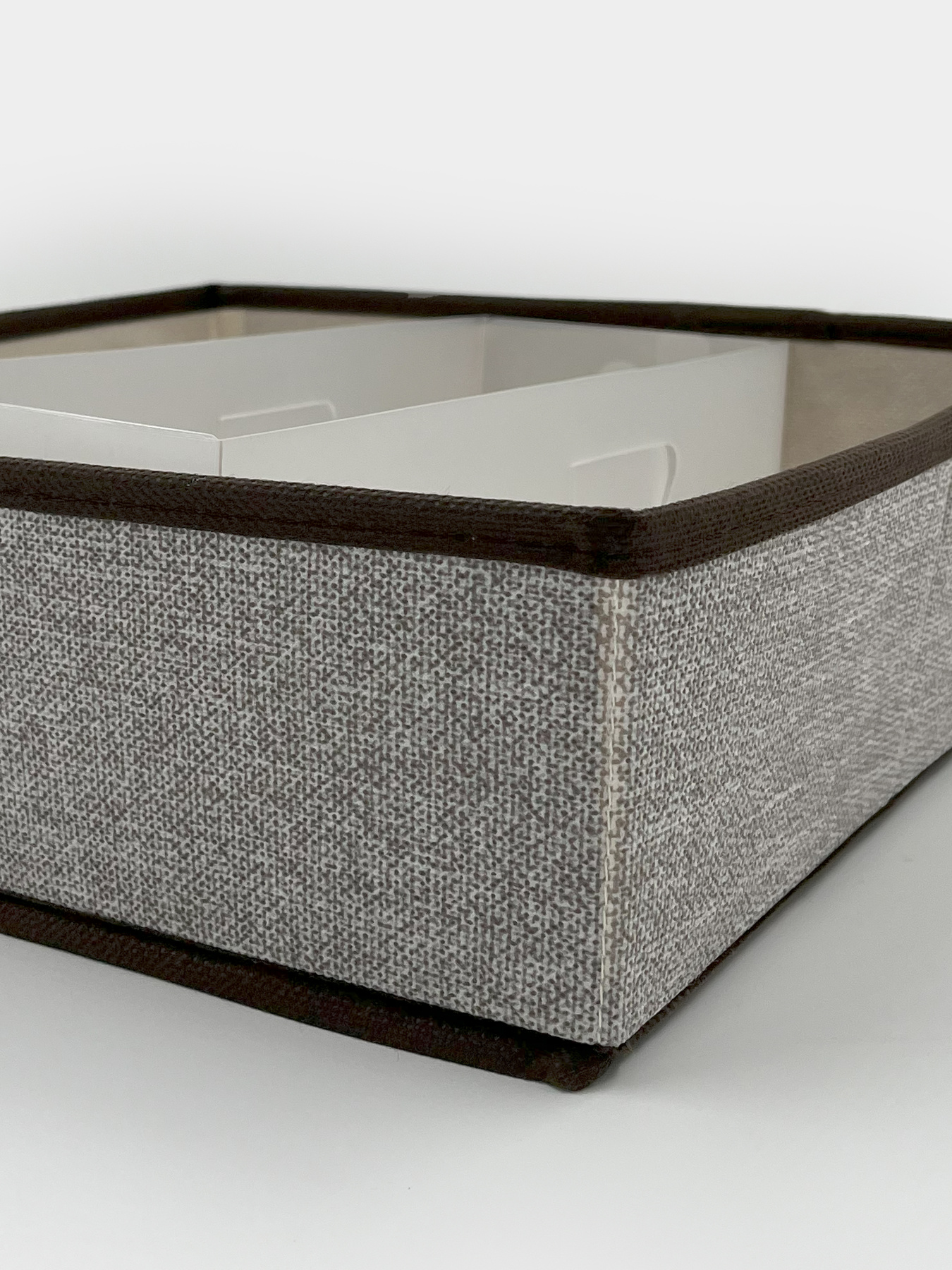 Короб для хранения складной з пластиковым органайзером "Лён" Handy Home модель ESH32 Фото