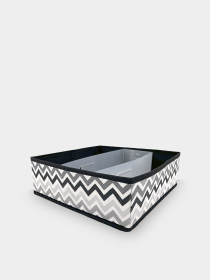 Короб для зберігання складаний з пластиковим органайзером"Zigzag" Handy Home Модель ZSH-06 Фото