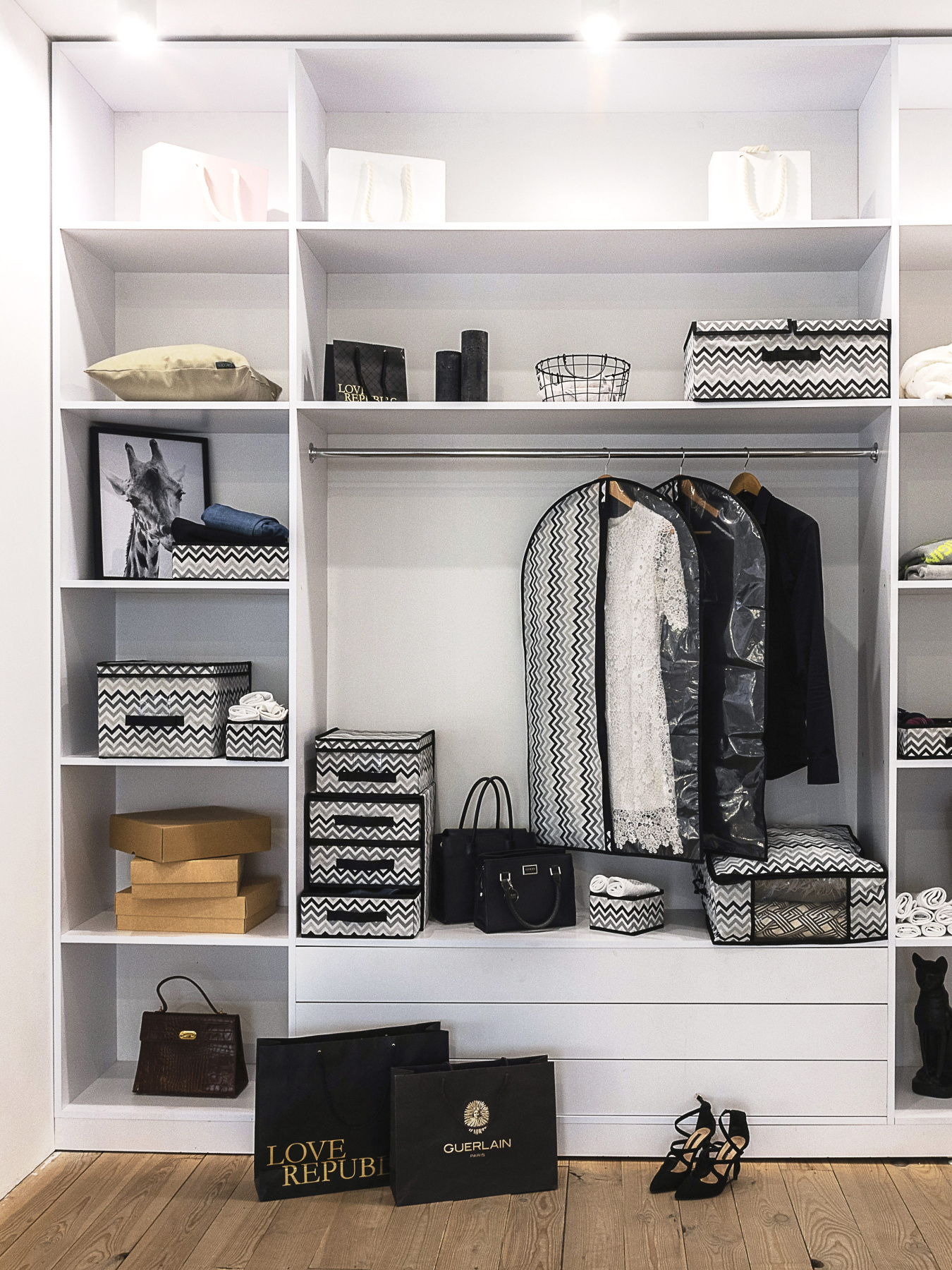 Короб для хранения складной с крышкой "Zigzag" Handy Home модель ZSH-08 Фото