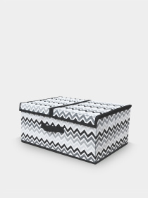 Короб для зберігання складаний з кришкою "Zigzag" Handy Home модель ZSH-08 Фото