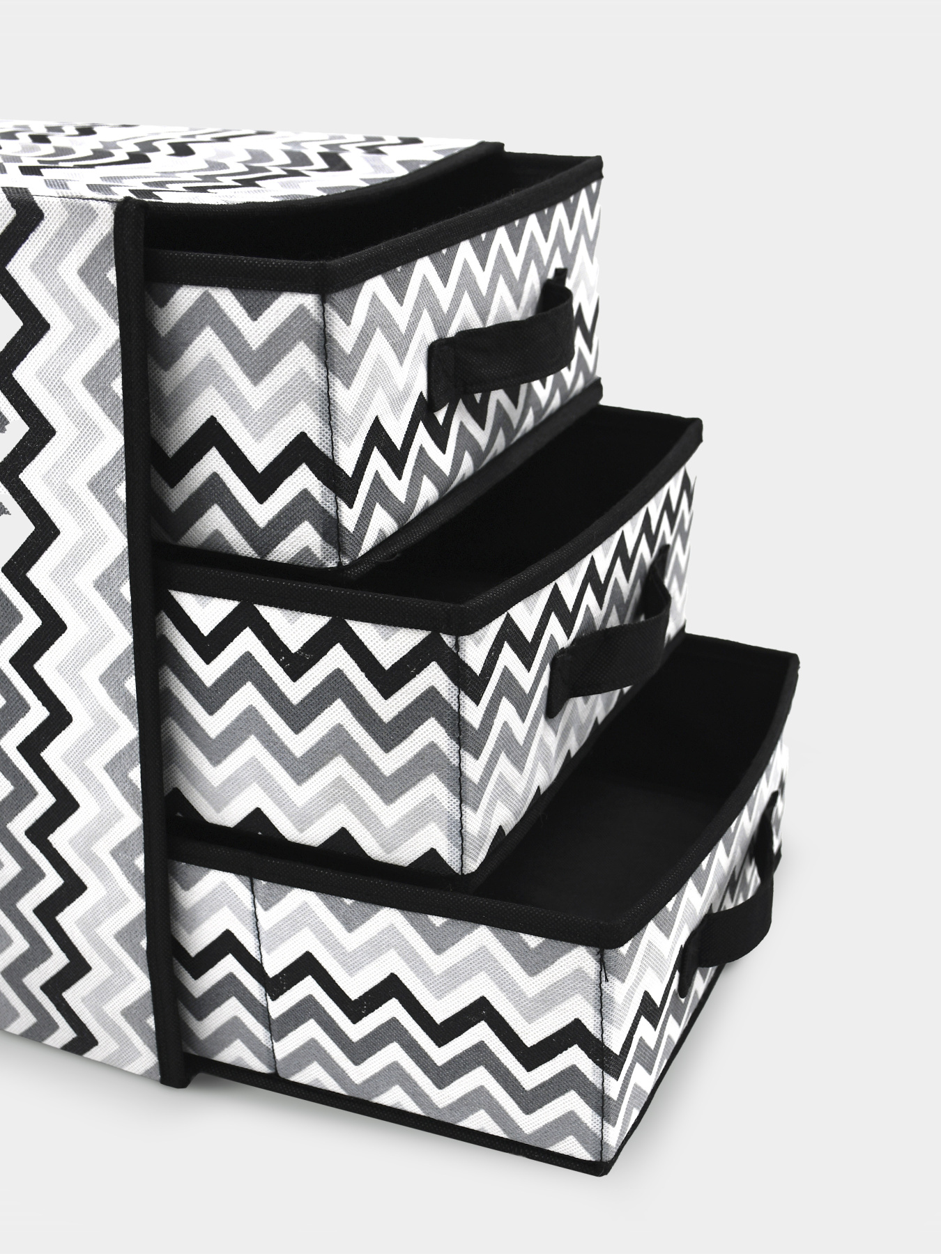 Органайзер для зберігання з висувними ящиками складаний"Zigzag" Handy Home модель ZSH-07 Фото