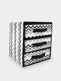 Органайзер для зберігання з висувними ящиками складаний"Zigzag" Handy Home модель ZSH-07 Фото