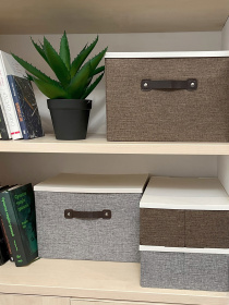 Короб для хранения складной з пластиковой крышкой Handy Home модель EH-01L Фото