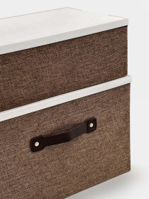 Короб для хранения складной з пластиковой крышкой Handy Home модель EH-01L Фото