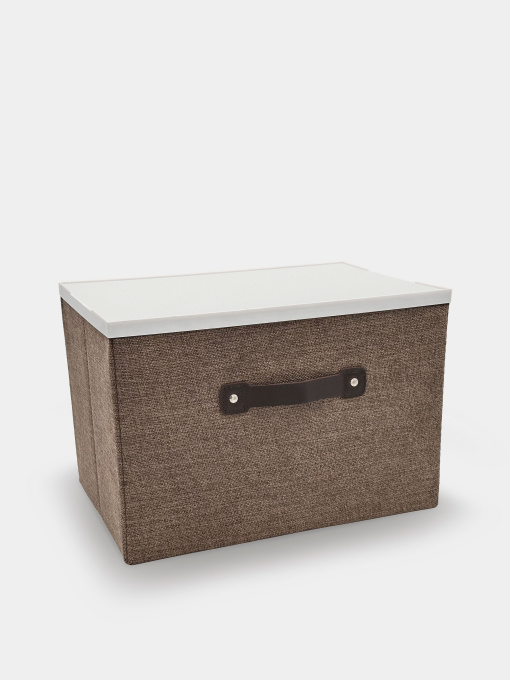 Короб для зберігання складаний з пластиковою кришкою Handy Home Модель EH-01L Фото