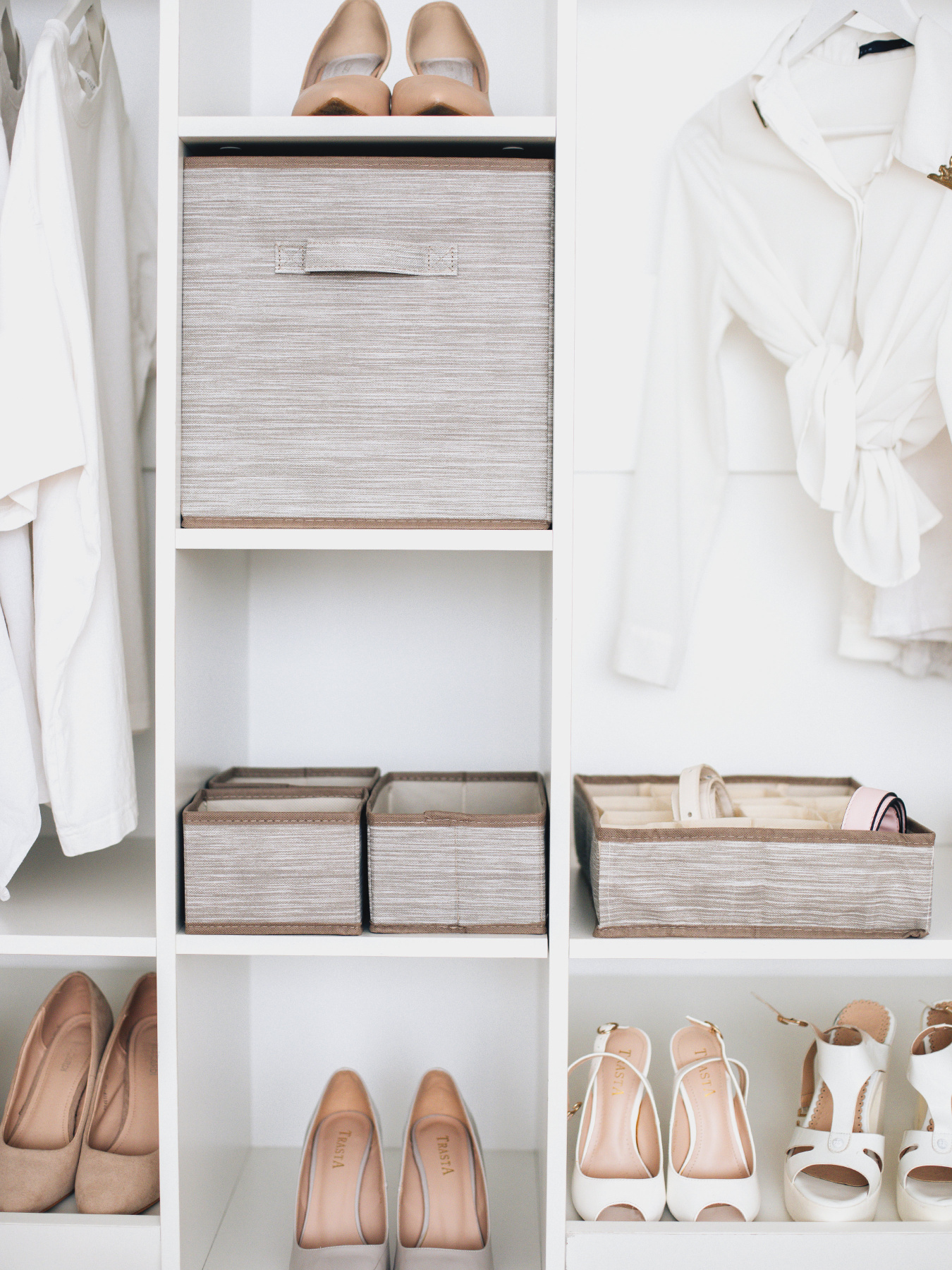 Короб-органайзер для хранения складной 4 секции "Латте" Handy Home модель ES-21 Фото