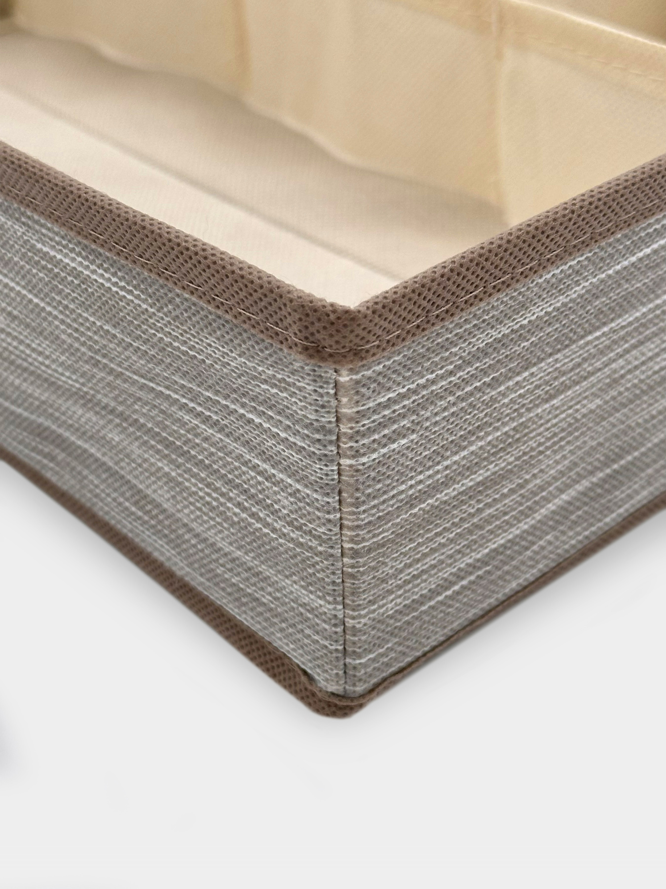 Короб-органайзер для хранения складной 4 секции "Латте" Handy Home модель ES-21 Фото