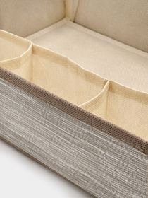 Короб-органайзер для хранения складной 4 секции "Латте" Handy Home модель ES-21 Фото