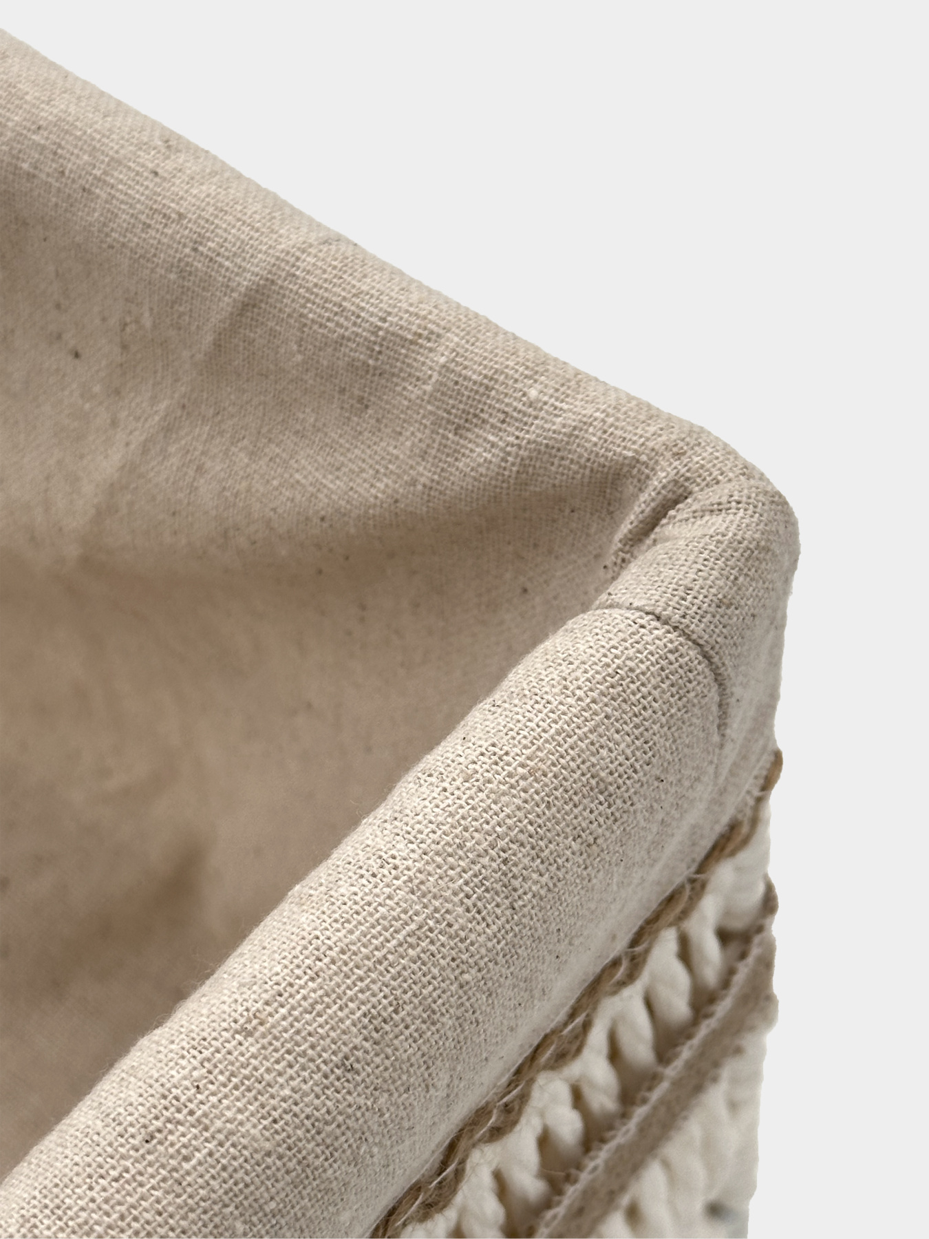 Корзина стеллажная с текстильным вкладышем "Сердце" Handy Home модель EW-88 L Фото