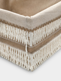 Корзина стеллажная с текстильным вкладышем "Сердце" Handy Home модель EW-88 L Фото