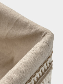 Корзина стеллажная с текстильным вкладышем "Сердце" Handy Home модель EW-88 L Фото