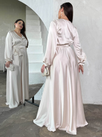 Платье макси Jadone Fashion модель Platie_Shiko_bej Фото