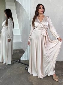 Платье макси Jadone Fashion модель Platie_Shiko_bej Фото