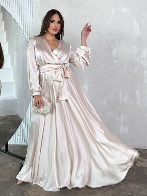 Сукня максі Jadone Fashion модель Platie_Shiko_bej Фото