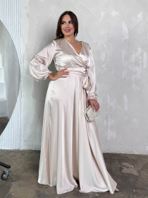 Платье макси Jadone Fashion модель Platie_Shiko_bej Фото