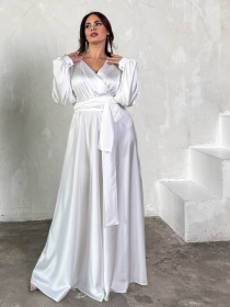 Платье макси Jadone Fashion модель Platie_Shiko_bile Фото